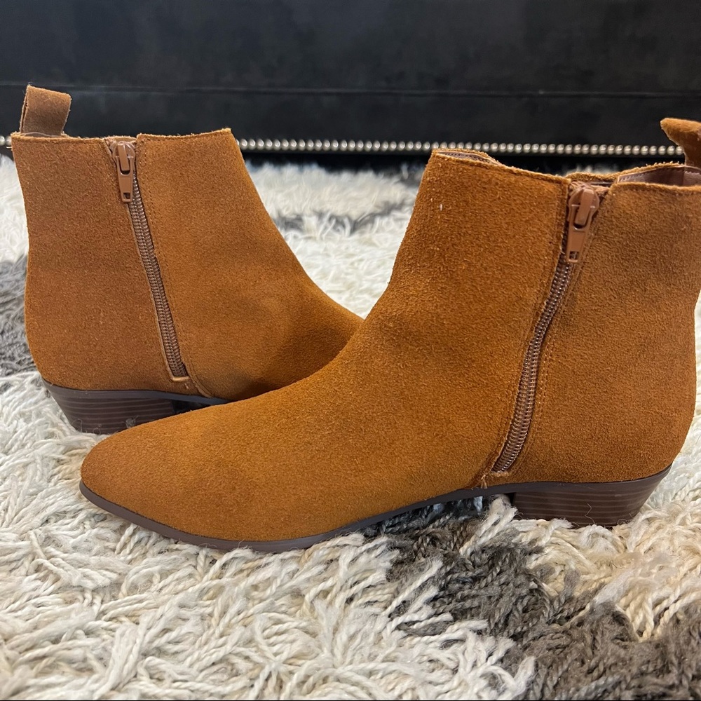 Faux Suede Booties
